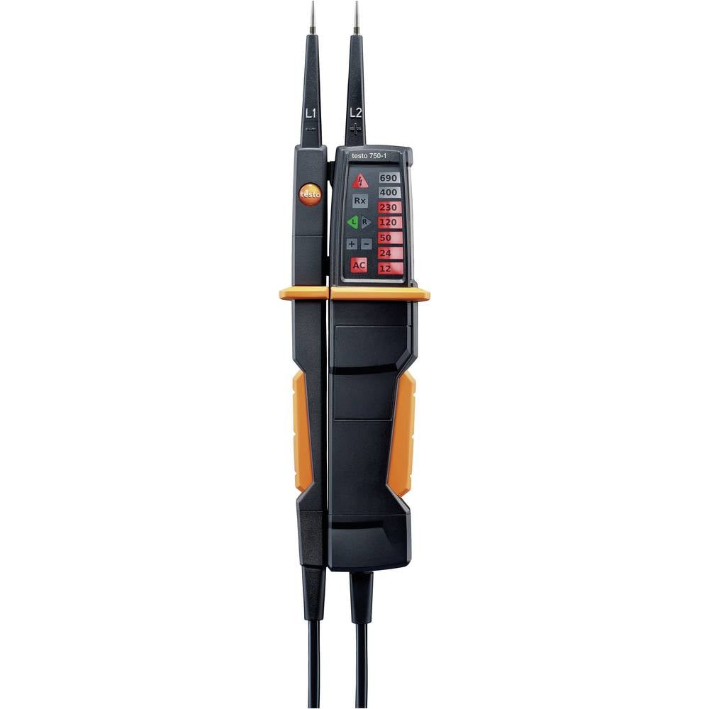 Testo 750-1 Tweepolige spanningstester CAT IV 600 V, CAT III 1000 V LED, LCD