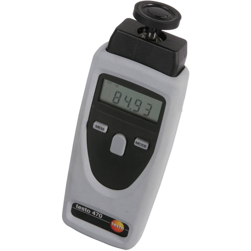 Testo 0563 0470 Toerenteller Optisch, Mechanisch 1 - 19999 omw/min 1 - 99999 omw/min