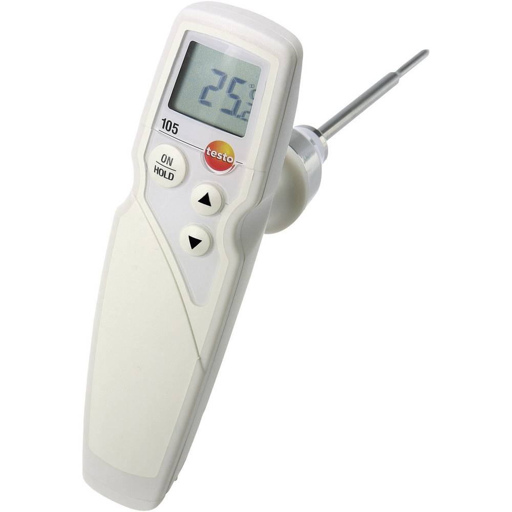 Testo 105 Insteekthermometer (HACCP) Meetbereik temperatuur -50 tot 275 °C Sensortype K Conform HACCP