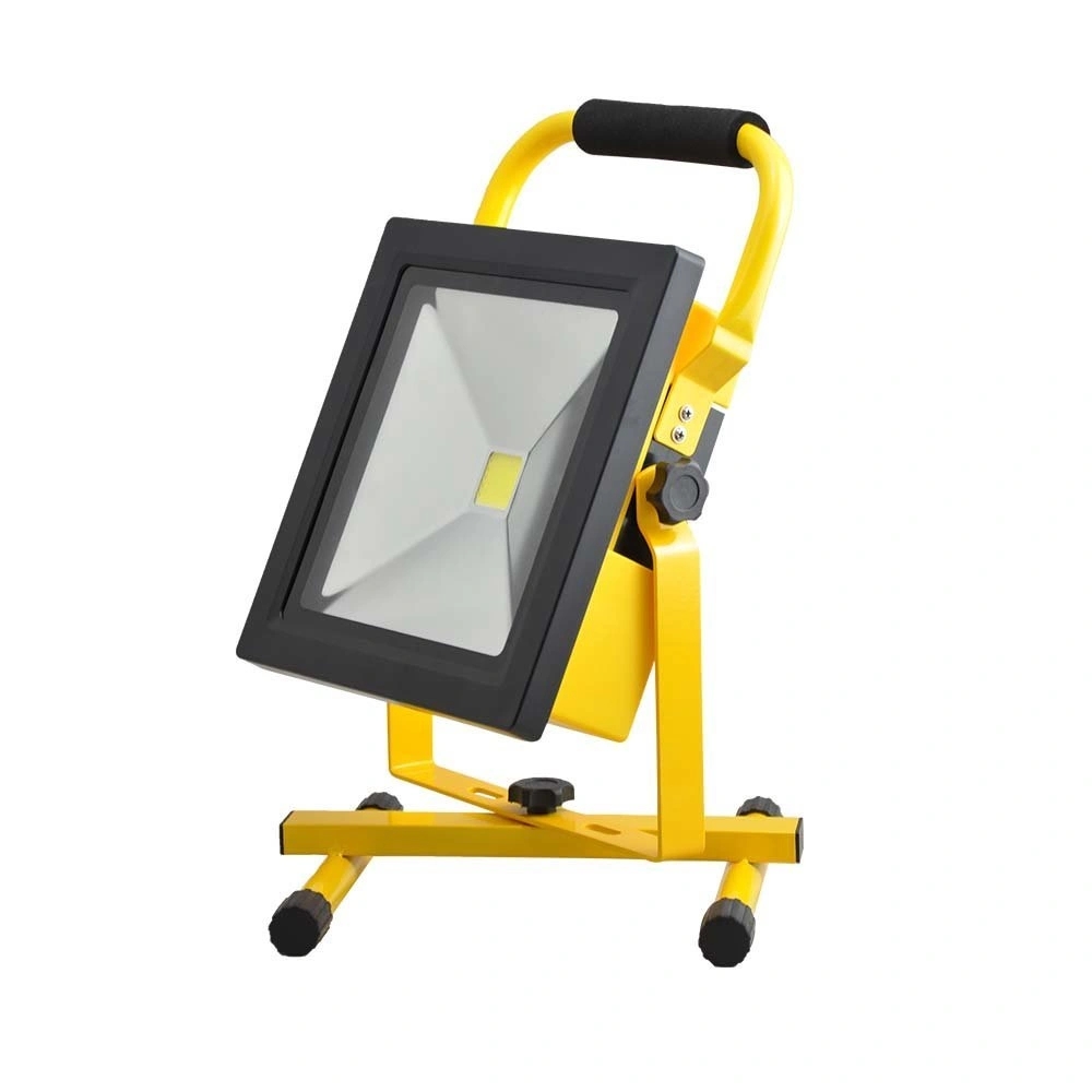 LedstripKoning Oplaadbare led bouwlamp op accu met grondstandaard - 50 watt