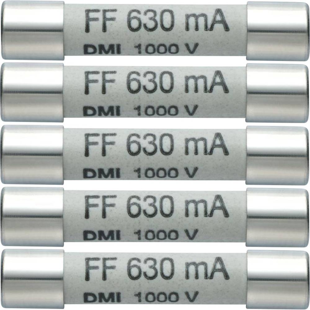 Testo 0590 0006 Zekering Multimeterzekering, 5-delige set reservezekeringen 630 mA/1000 V 1 stuk(s)