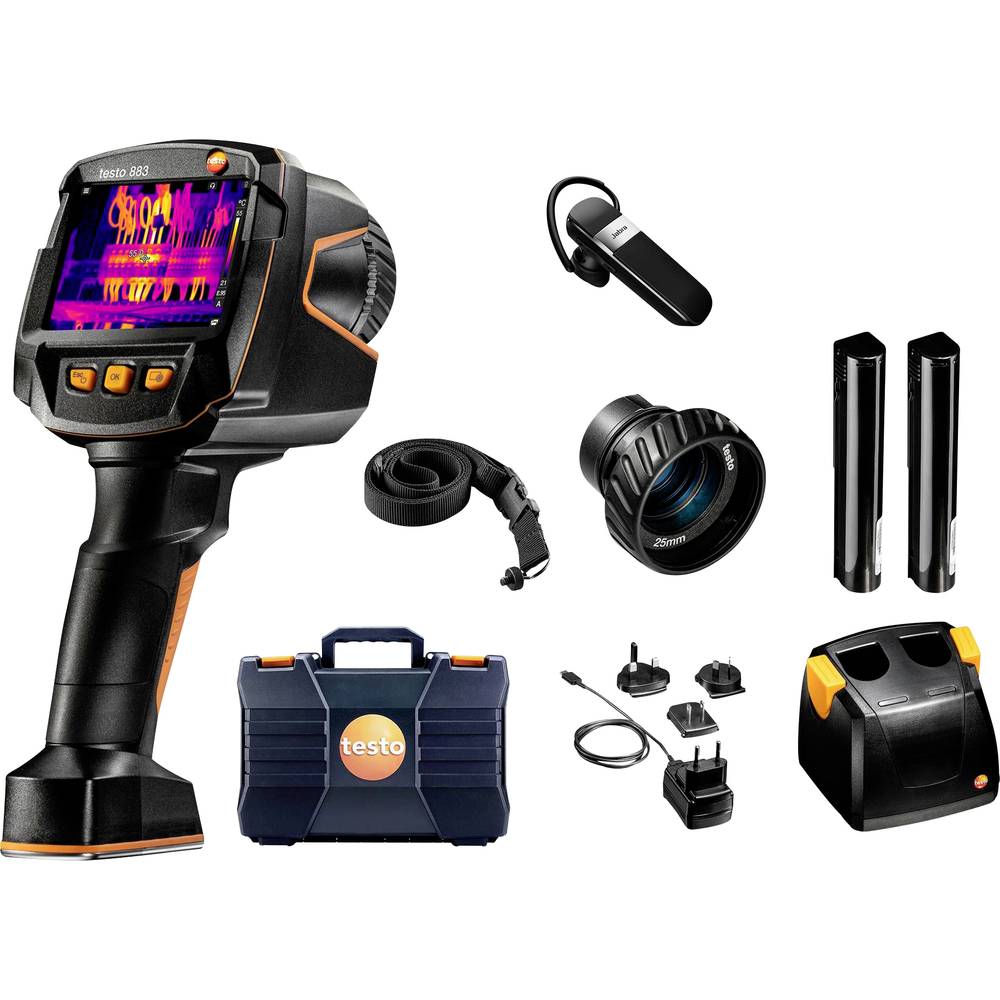 Testo 883-1 Set Warmtebeeldcamera -30 tot +650 °C 27 Hz WiFi