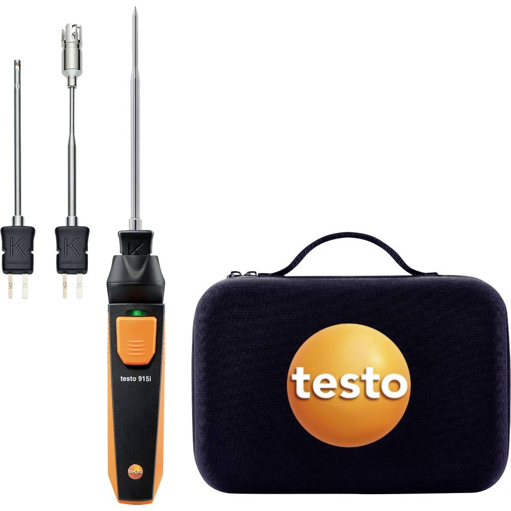 Testo Temperatuursensor -60 - +400 °C Met Bluetooth voor smartphones, Met luchtsensor, Met dompel- en insteeksensor, Met oppervlaktesensor