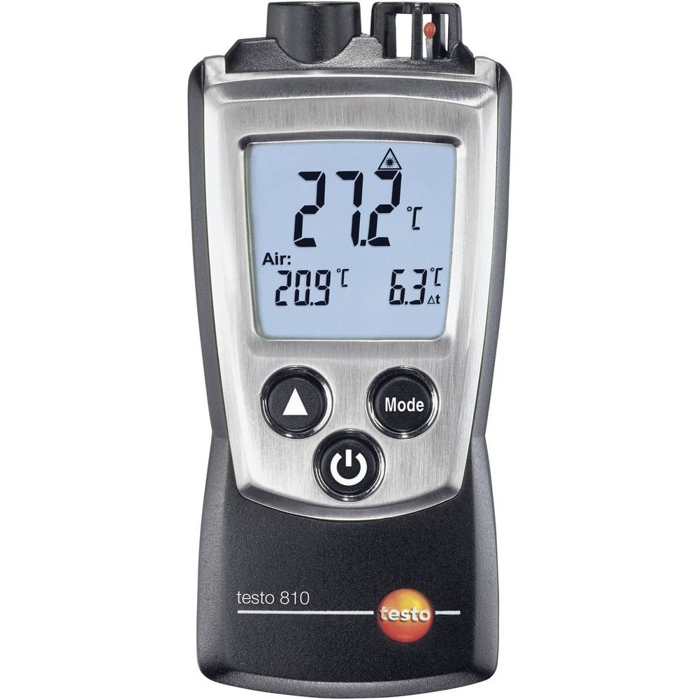 Testo 810 Infrarood-thermometer Optiek 6:1 -30 - +300 °C Contactmeting