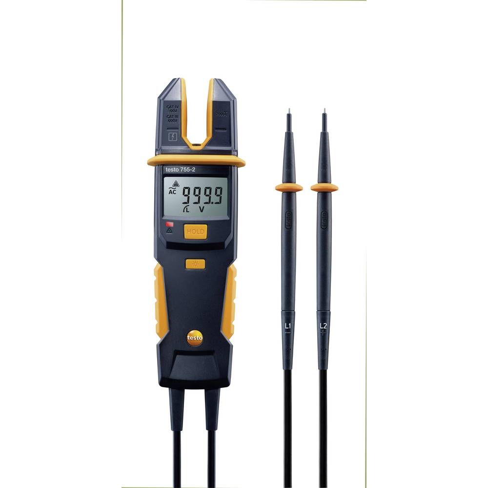 Testo 755-2 Multimeter, Stroomtang Digitaal CAT IV 600 V, CAT III 1000 V Weergave (counts): 4000