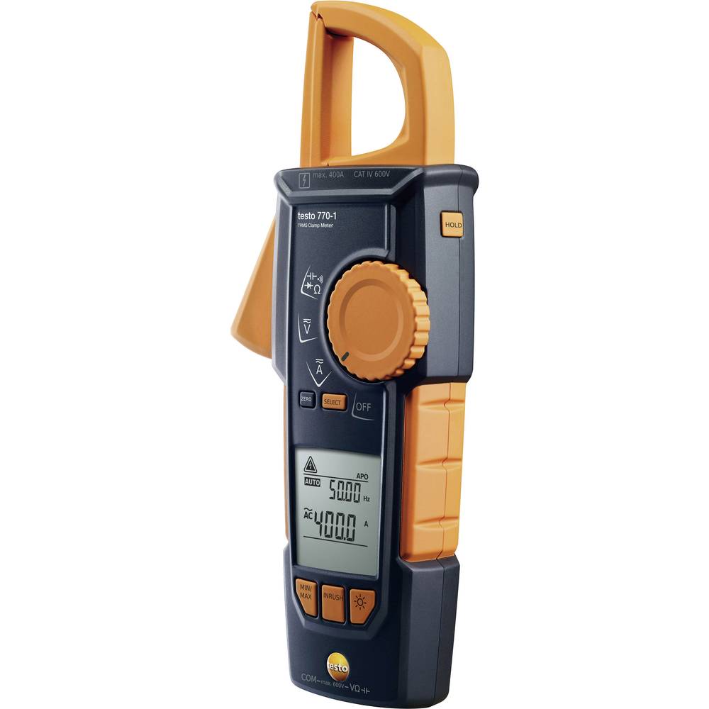 Testo 770-1 Stroomtang, Multimeter Digitaal CAT III 1000 V, CAT IV 600 V Weergave (counts): 4000