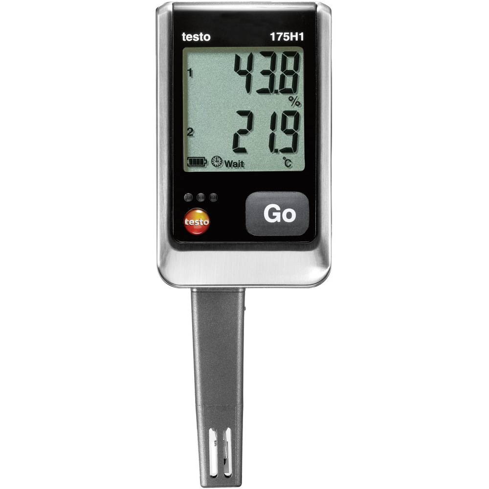 Testo 175 H1 Vocht datalogger Te meten grootheid: Temperatuur, Luchtvochtigheid -20 tot +55 °C 0 tot 100 % Hrel