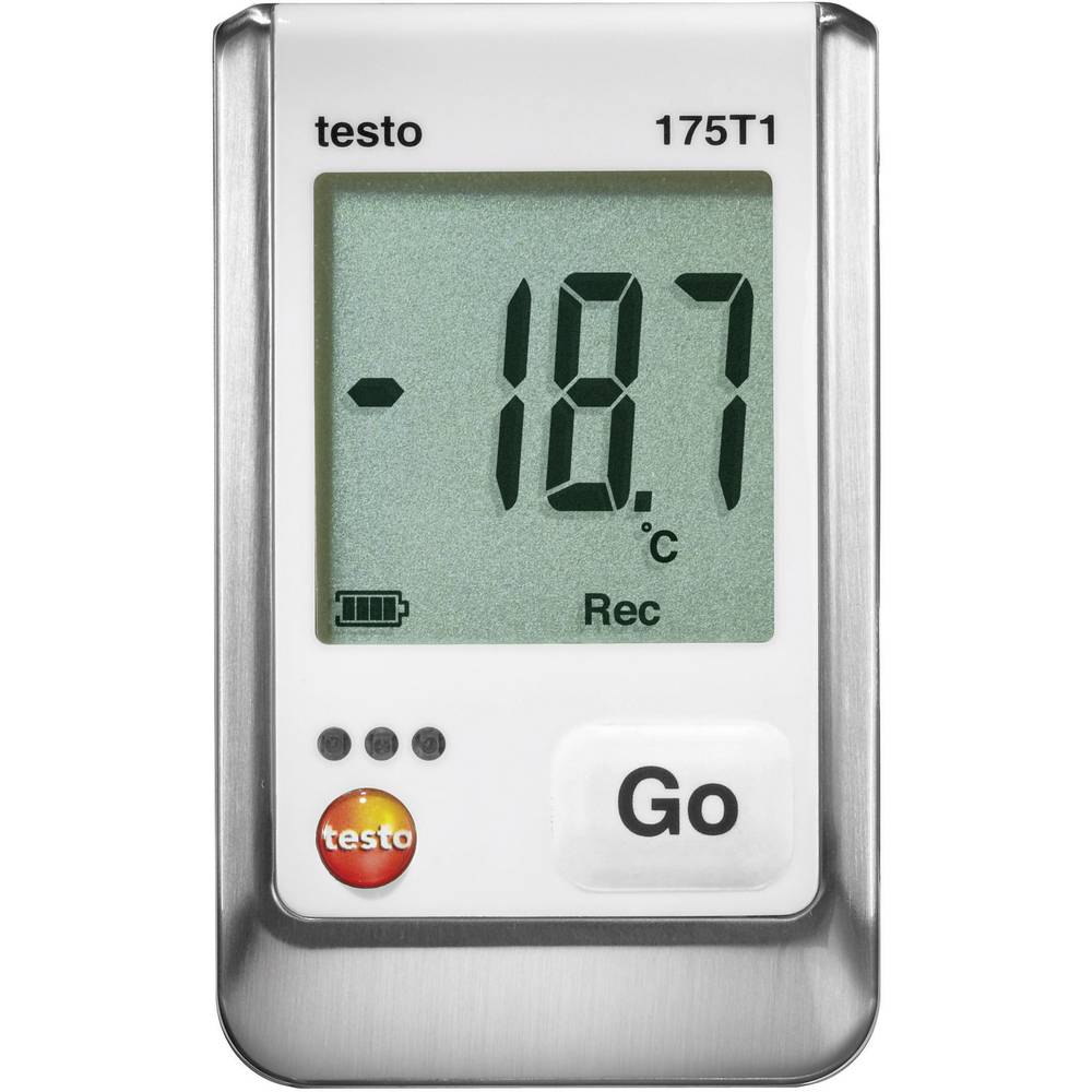 Testo 175 T1 Temperatuur datalogger Te meten grootheid: Temperatuur -35 tot +55 °C