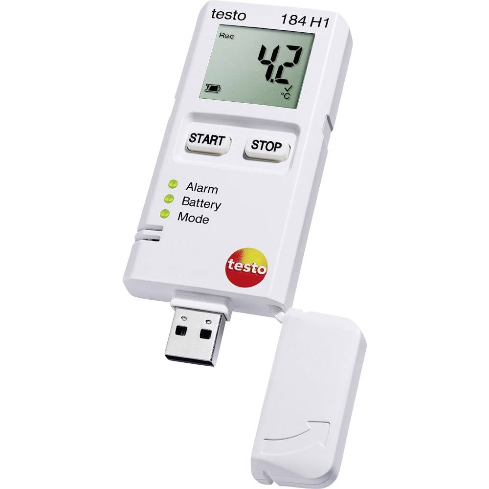 Testo 0572 1845 184 H1 Multidatalogger Te meten grootheid Temperatuur, Luchtvochtigheid -20 tot +70 °C 0 tot 100 % Hrel