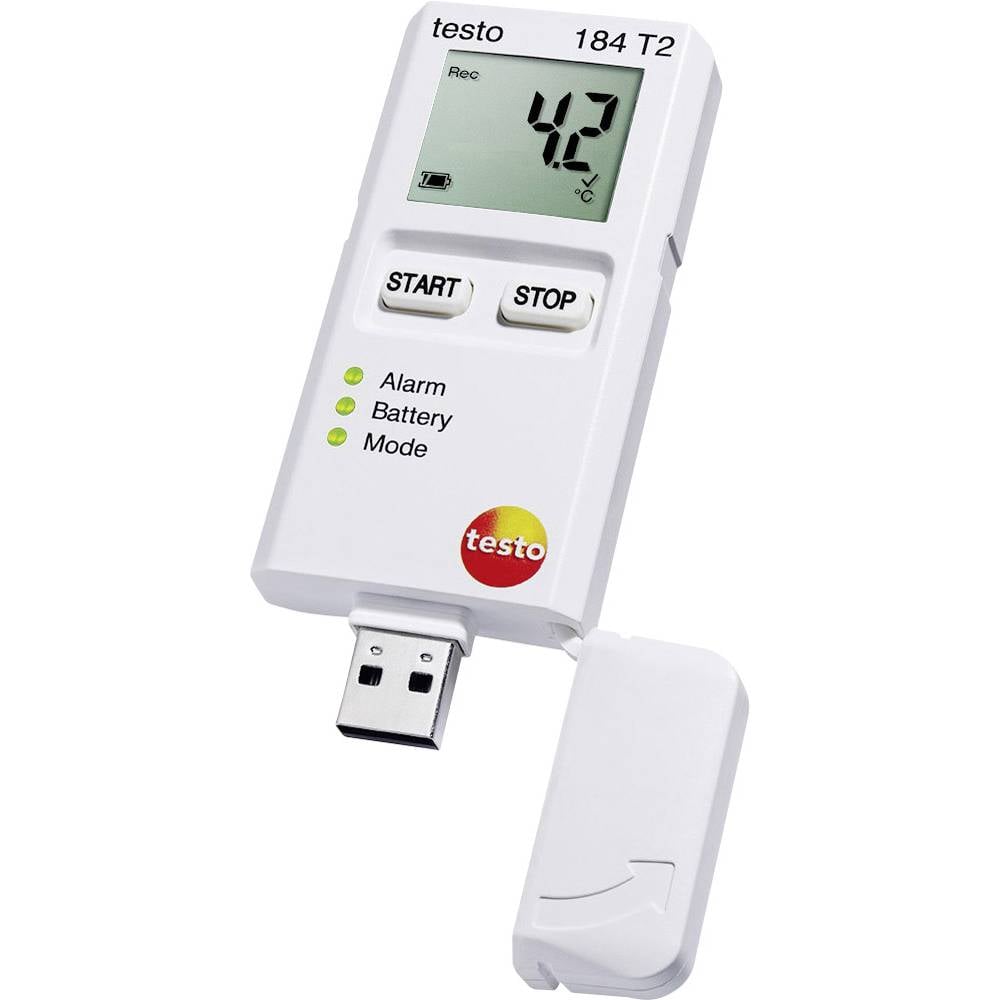 Testo 0572 1842 184 T2 Temperatuur datalogger Te meten grootheid Temperatuur -35 tot +70 °C
