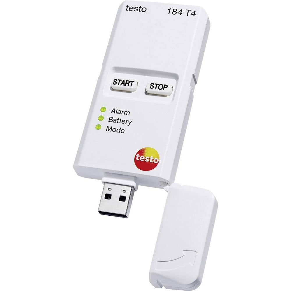 Testo 0572 1844 184 T4 Temperatuur datalogger Te meten grootheid Temperatuur -80 tot +70 °C