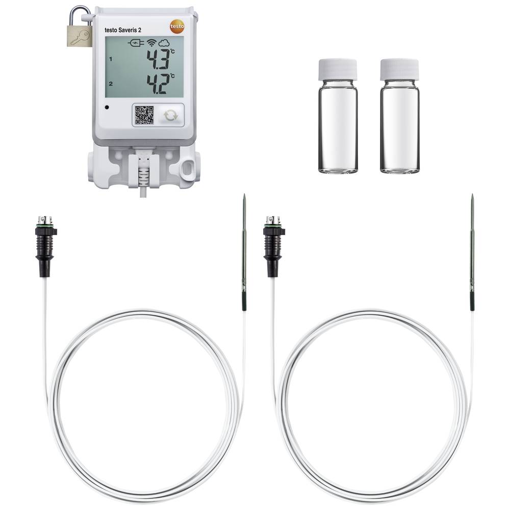 Testo 0572 2103 Saveris 2- T2 Sensor voor datalogger Kalibratie (ISO) Te meten grootheid Temperatuur -30 tot +150 °C