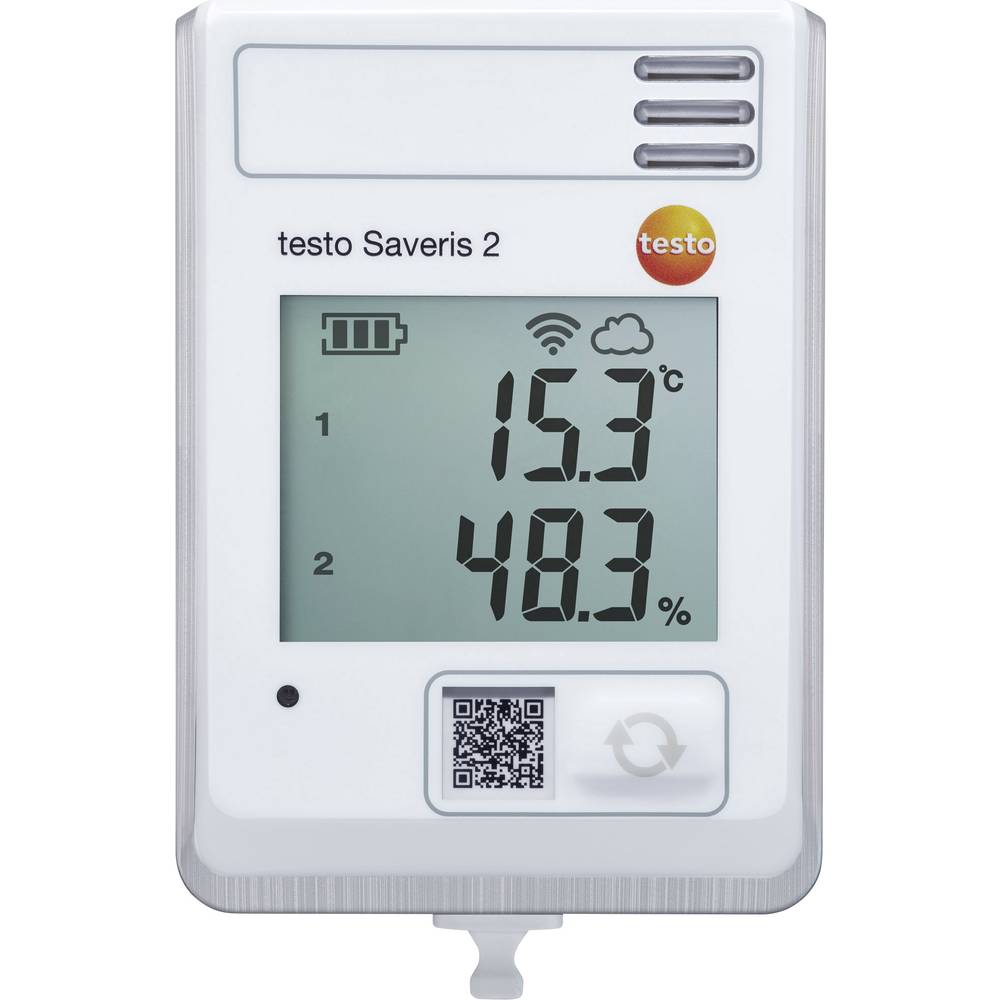 Testo 0572 2034 Saveris 2-H1 Multidatalogger Te meten grootheid Temperatuur, Luchtvochtigheid -30 tot 50 °C 0 tot 100 % Hrel