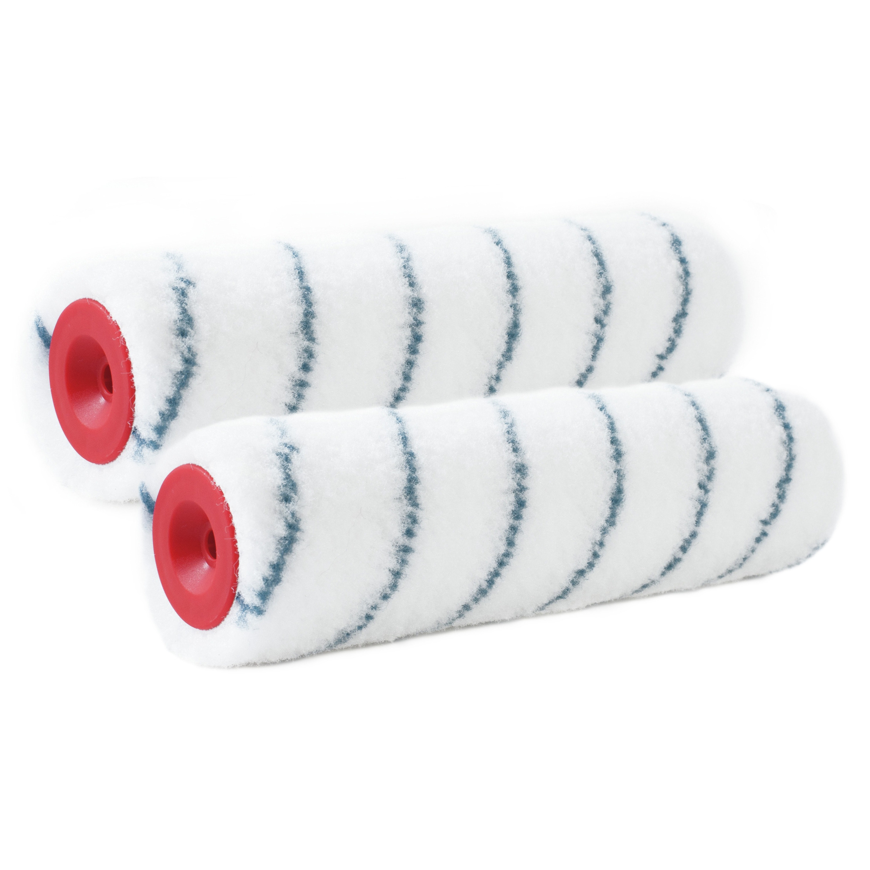 Sorex vacht verfrollers - 2x - nylon - pluisvrij - anti spat - 7,4 x 25 cm - Verfspullen Schilderen -
