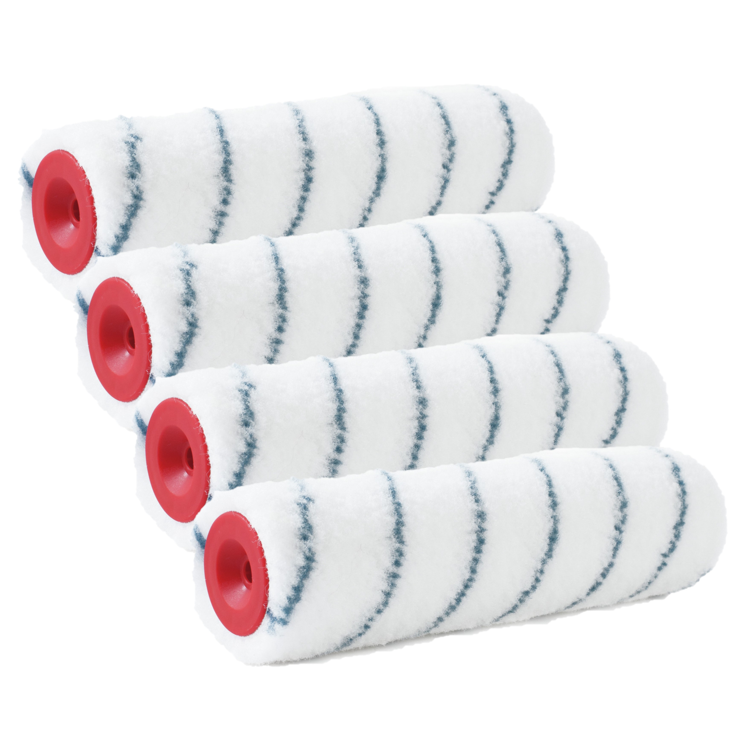Sorex vacht verfrollers - 5x - nylon - pluisvrij - anti spat - 7,4 x 25 cm - Verven - Schilderen -