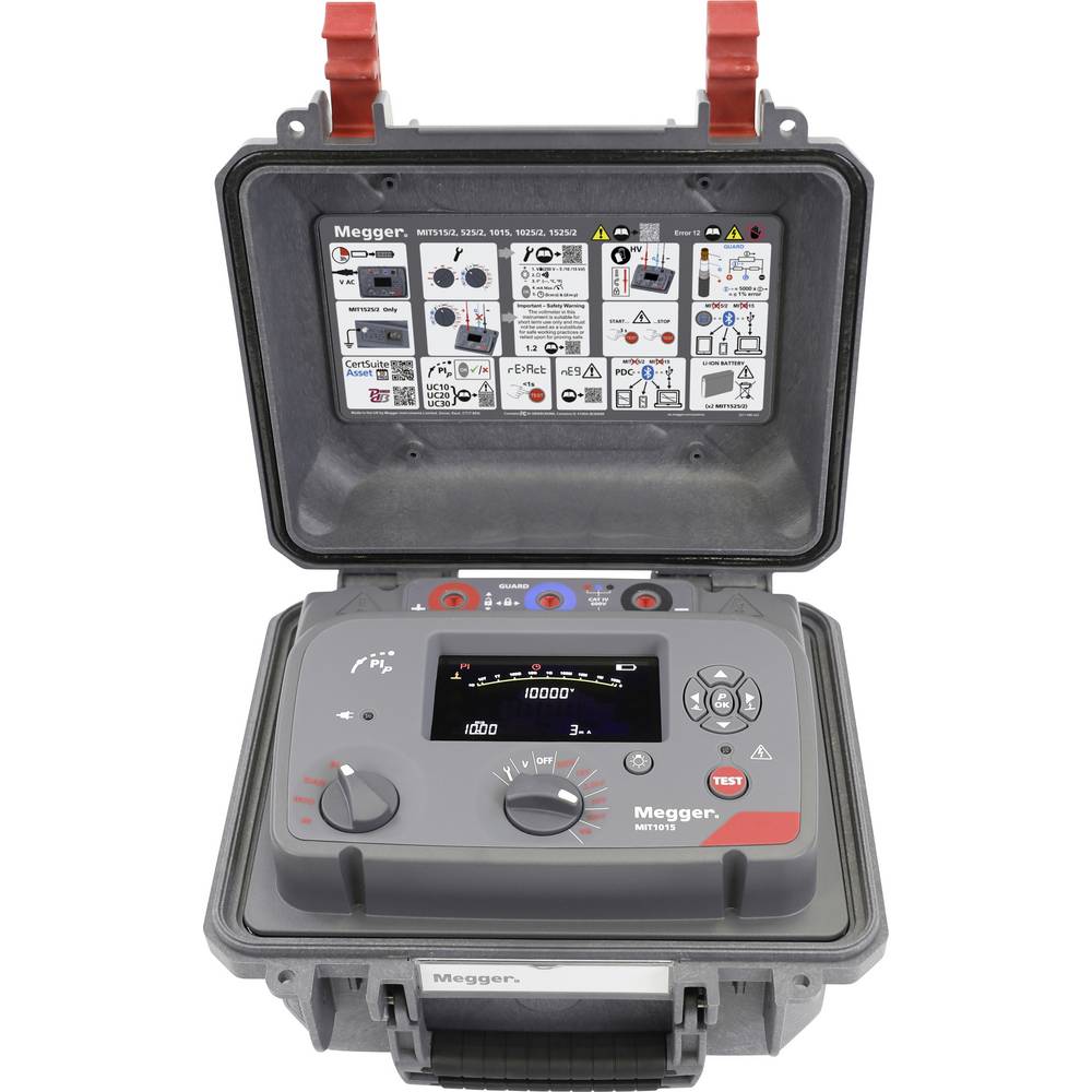 Megger MIT1015-EU ESSENTIAL 10kV IRT 2024 PIP Isolatiemeter 5000 V, 10000 V 20 TΩ