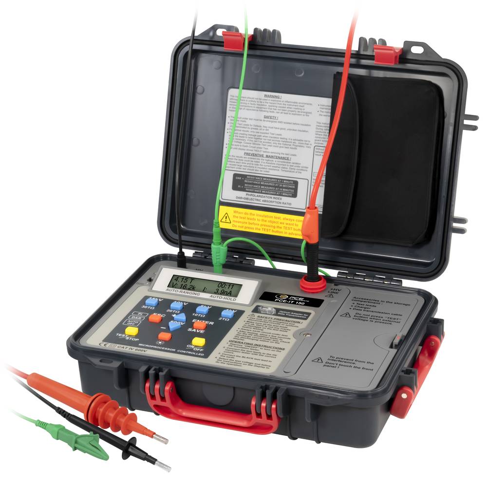 PCE Instruments PCE-IT 150 Isolatiemeter 30 TΩ