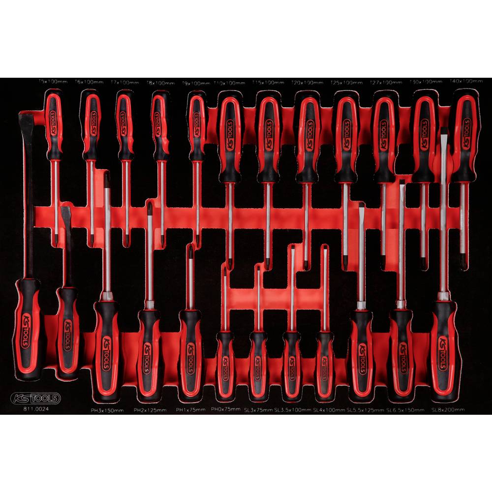 KS Tools 811.0024 Schroevendraaierset