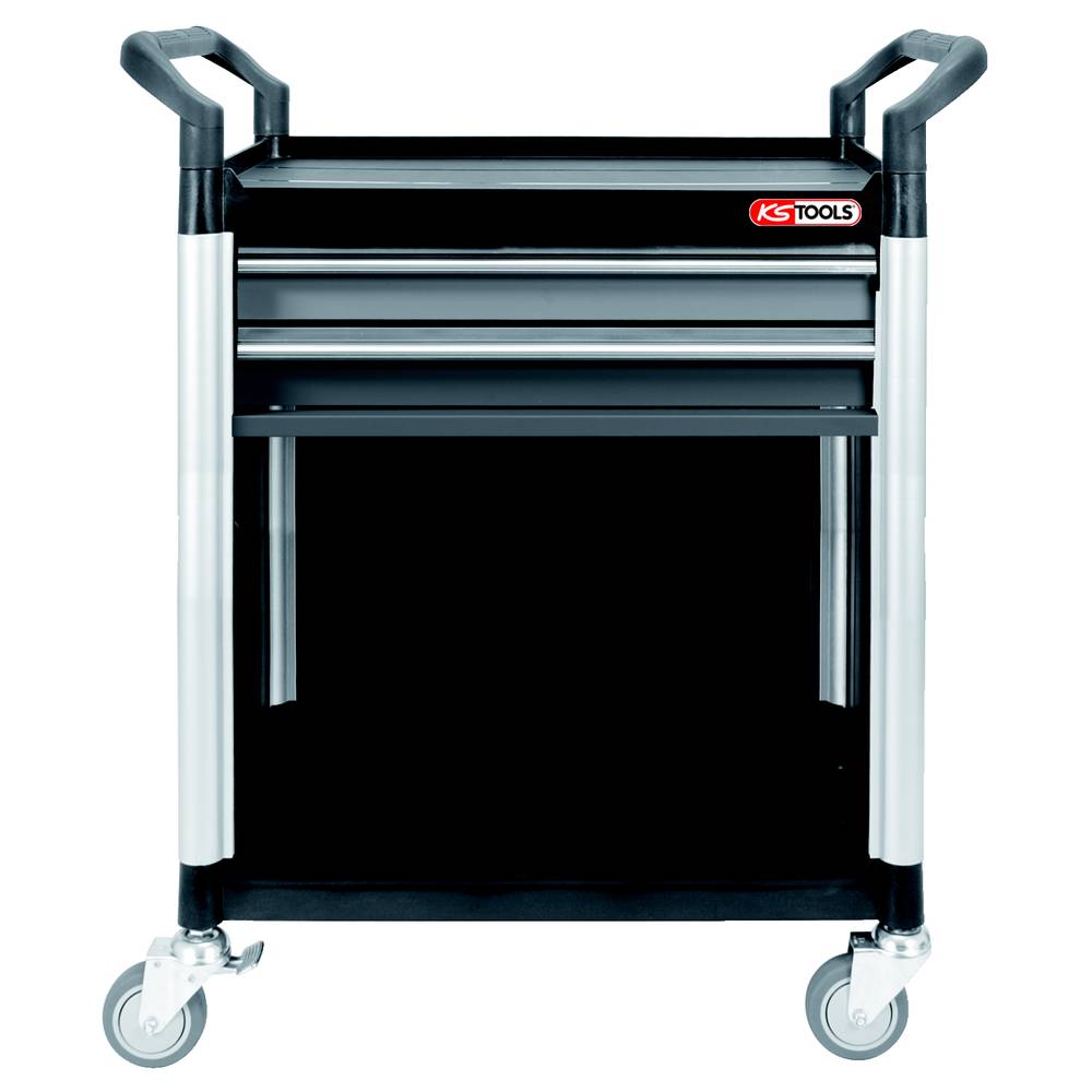 KS Tools 800.0031 Servicewagen Kunststof Kleur (specifiek): Zwart-zilver