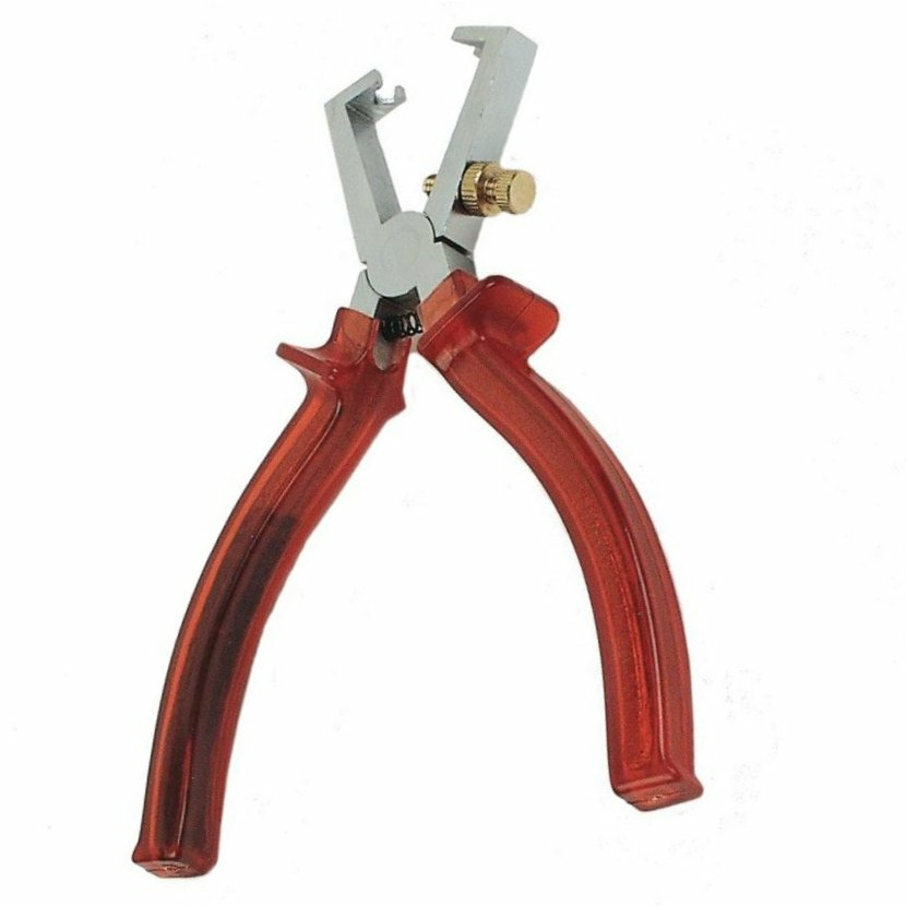 Bruder Mannesmann Afstriptang - met stelschroef - afglijdbeveiliging - 16 cm - elektro kabelstripper -