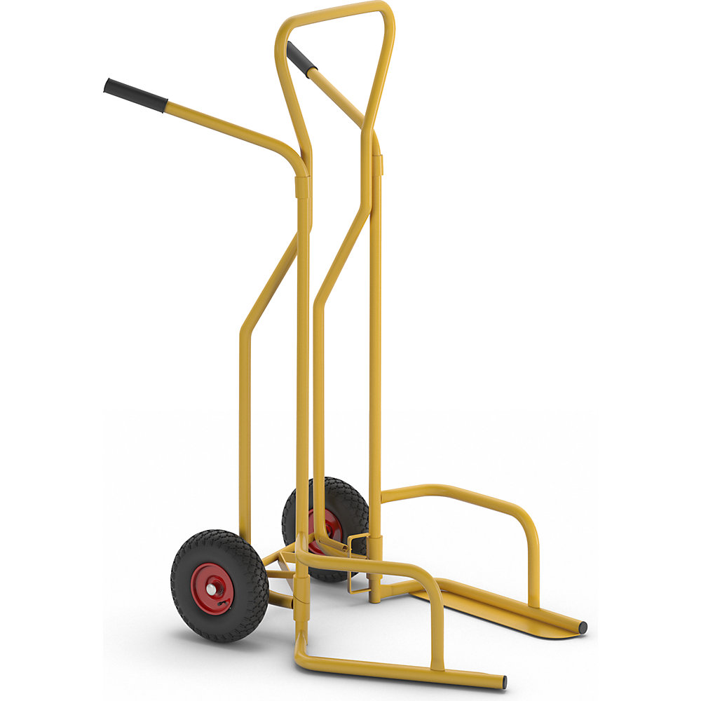 KONGAMEK Bandenwagen, laadvermogen 200 kg, geel
