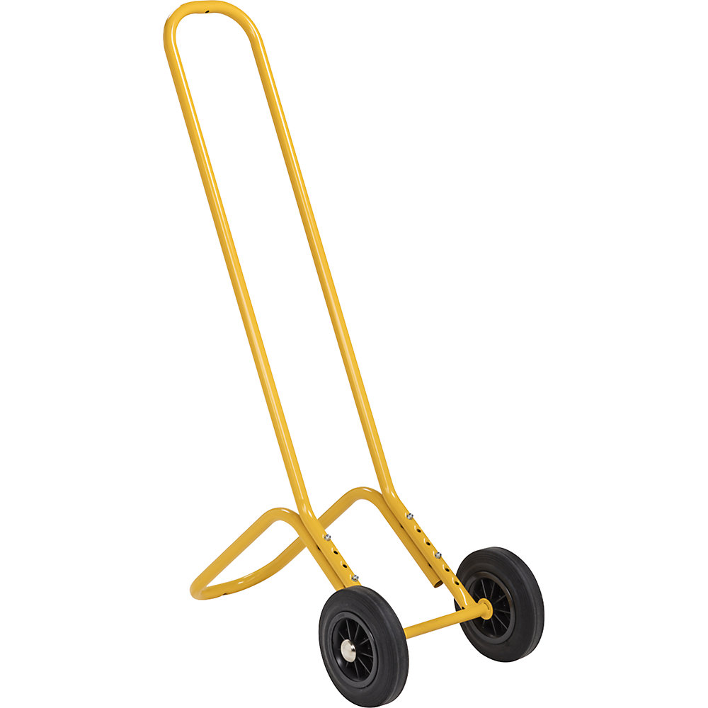 KONGAMEK Stoelwagen, laadvermogen 75 kg, geel, vanaf 5 stuks