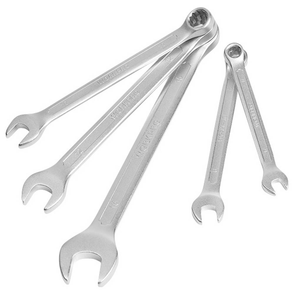 WorkPro WP202500 Ring-steeksleutelset 5-delig Sleutelbreedte (metrisch) 6 - 15 mm