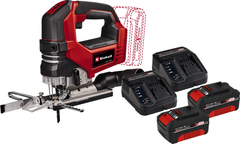 Einhell TP-JS 18/135 Li BL Solo 4,0 Ah Accu (2x) Starterspakket