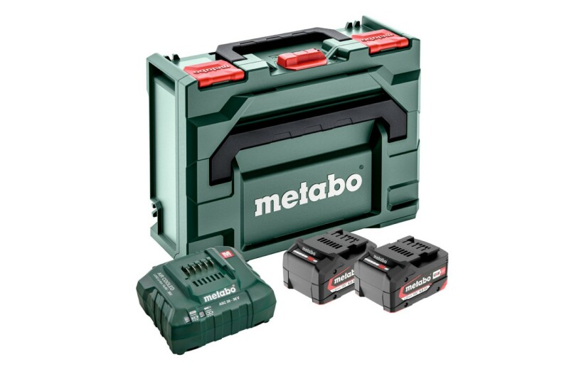 Metabo 18V Li-Ion Accu Starterset (2x 4.0Ah) + Lader In x - 685064000
