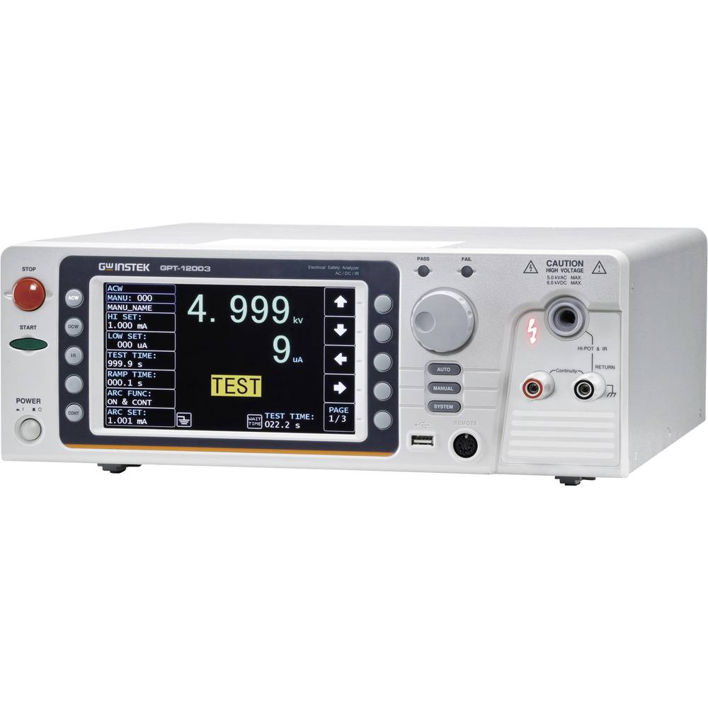GW Instek GPT-12003 Isolatiemeter