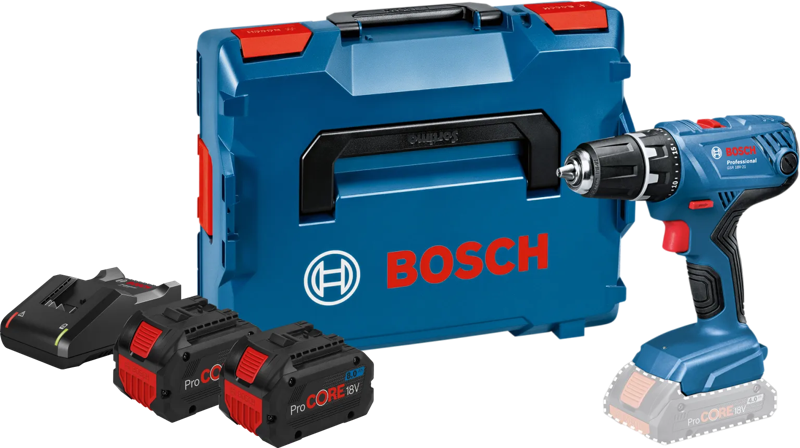 Bosch Professional GSR 18V-21 8,0 Ah ProCORE Accu (2x) Starterspakket