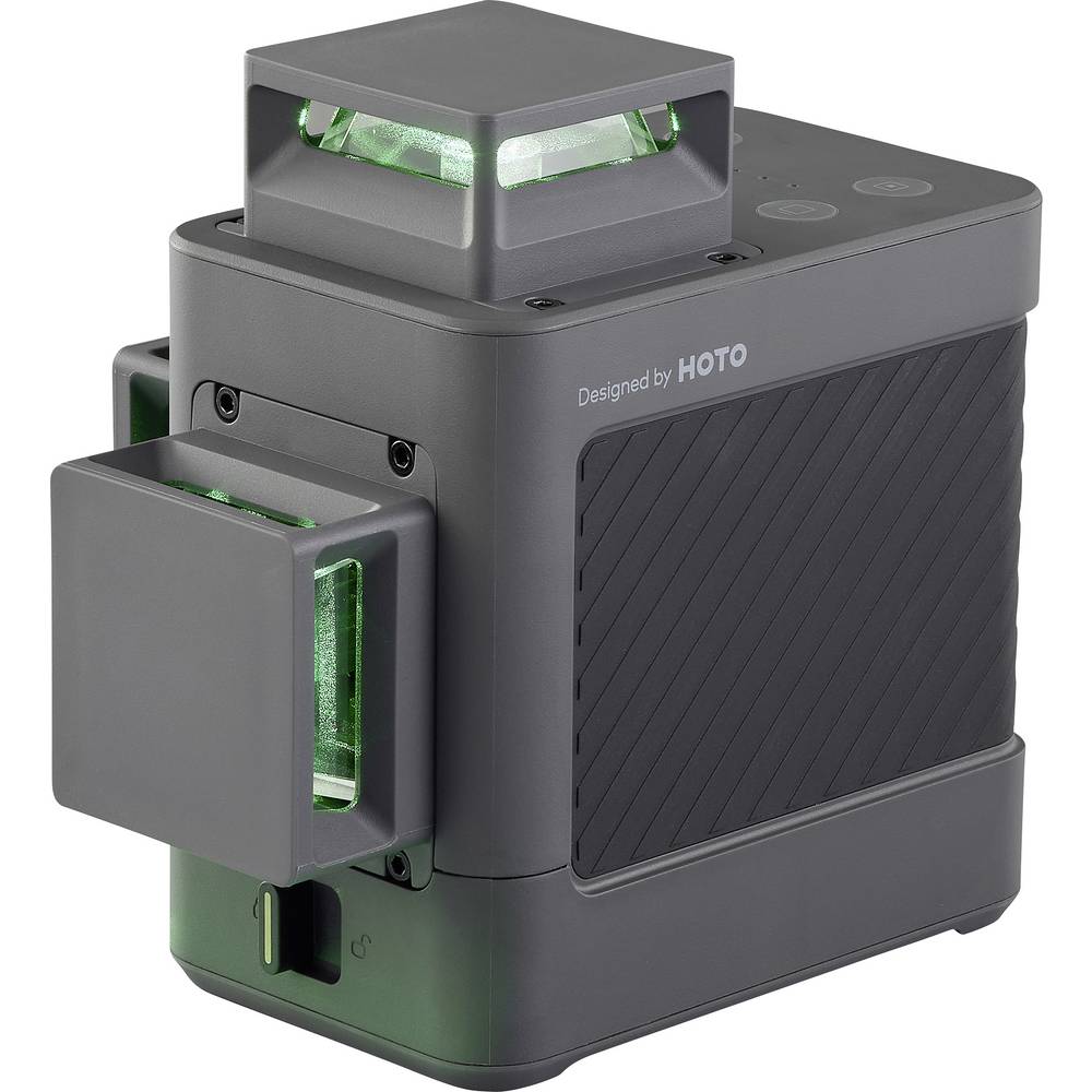 HOTO QWFGJ002 Kruislijnlaser Groene laser Reikwijdte (max.): 30 m