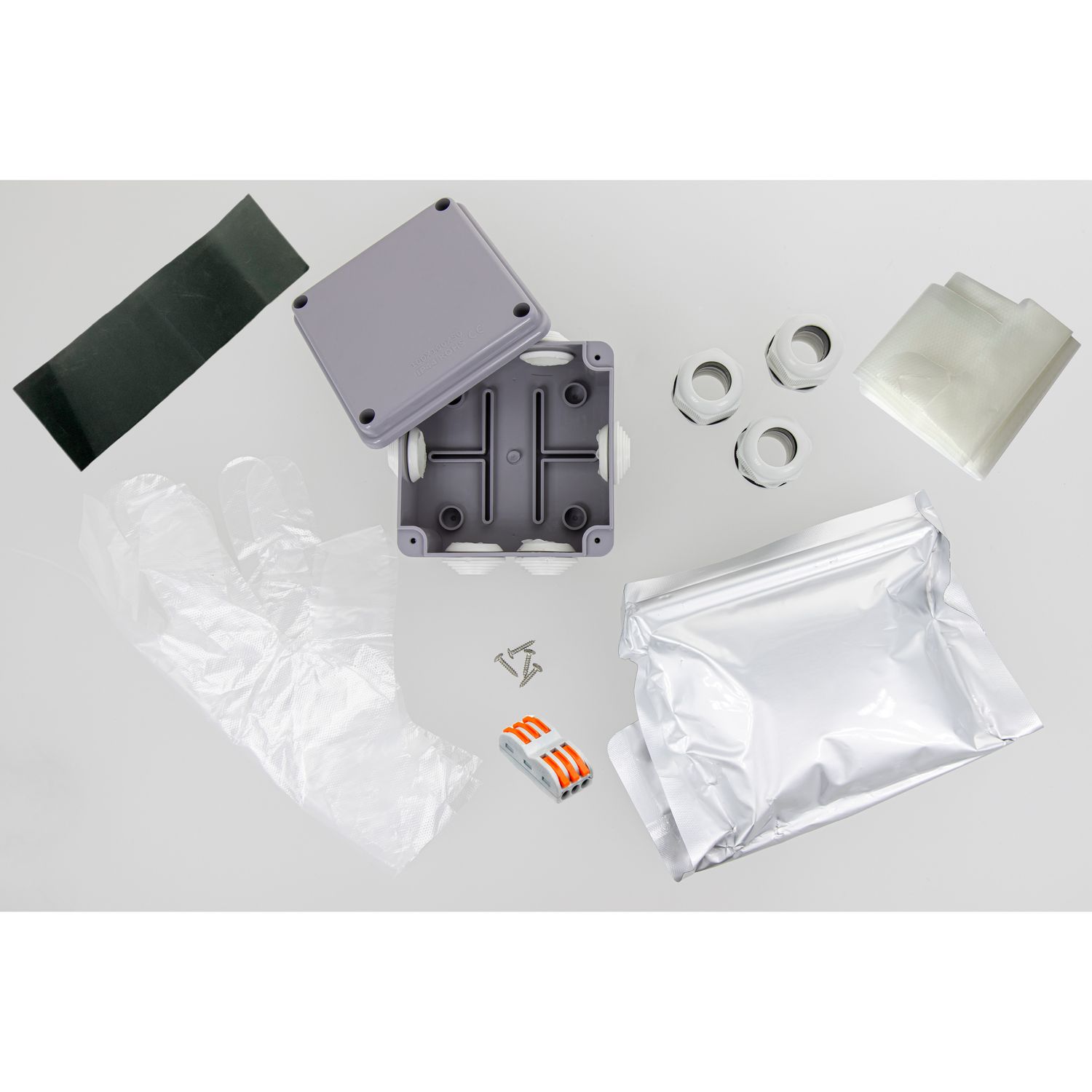 Profile Lasdoos - Ip65 - 100x100x50mm - Grijs