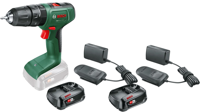 Bosch EasyImpact 18V-40 2,5 Ah Accu (2x) Starterspakket