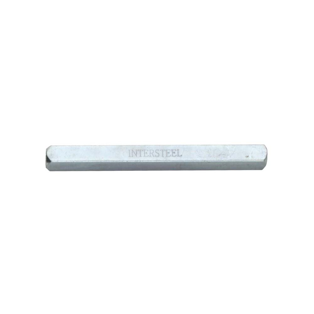 Intersteel Stift beide zijden hol 8x100mm horizontaal/verticaal (voor L model gatdeel linkswijzend)