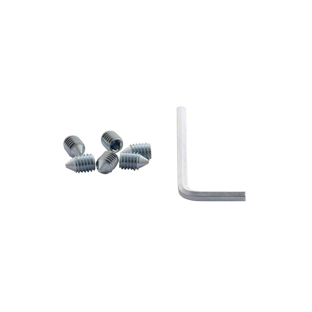 Intersteel Accessoireset A: 6 inbusbout M6x9 conisch met inbussleutel