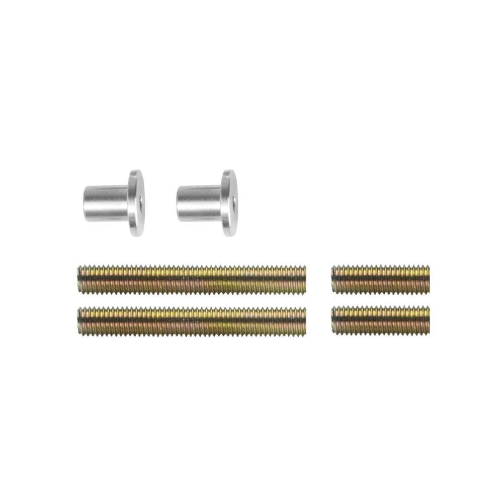 Intersteel Bevestigingsset H doorgaand enkelzijdige montage voor hout / pvc / alu. deurdikte25-65mm