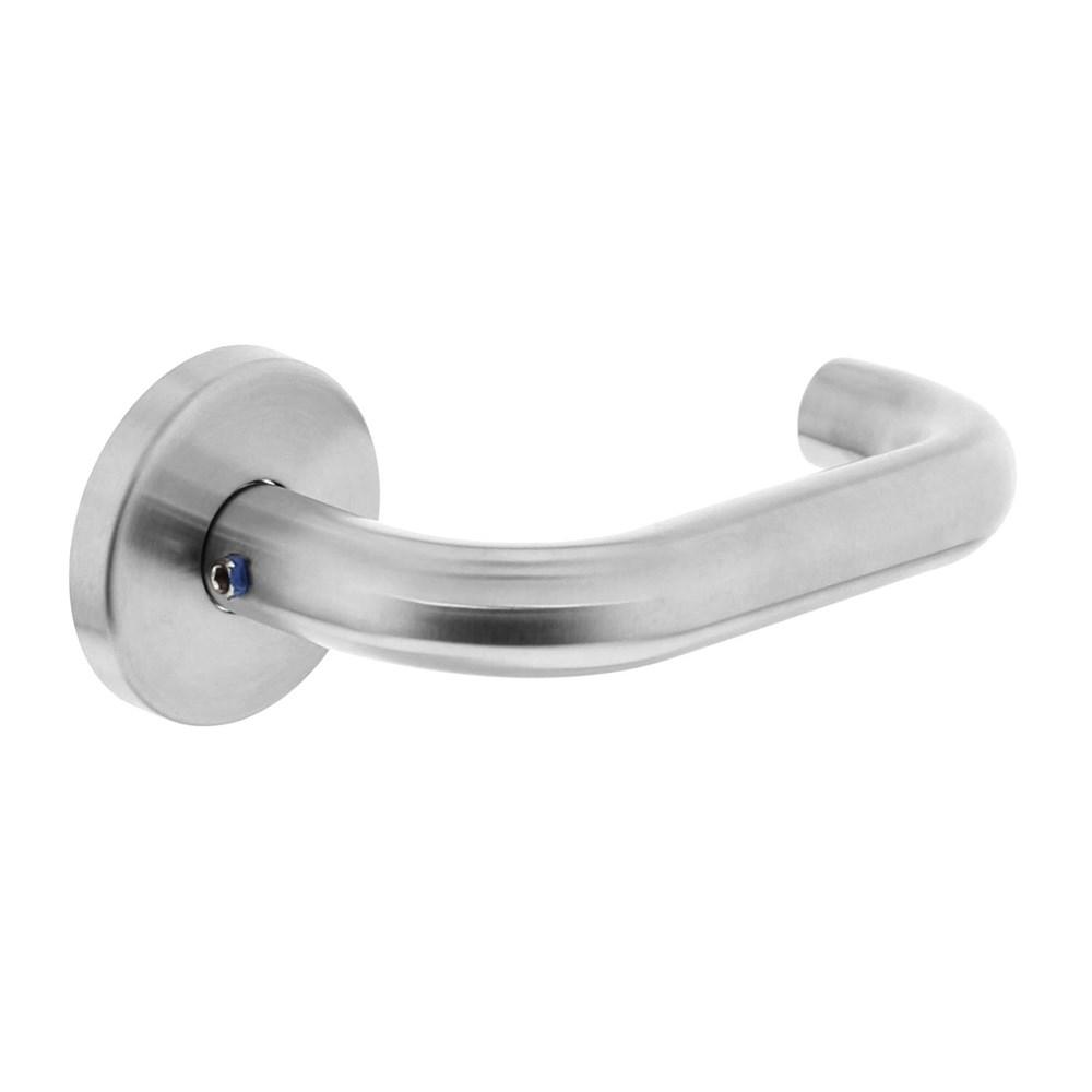 Intersteel Gatdeel links rond op rond rozet RVS