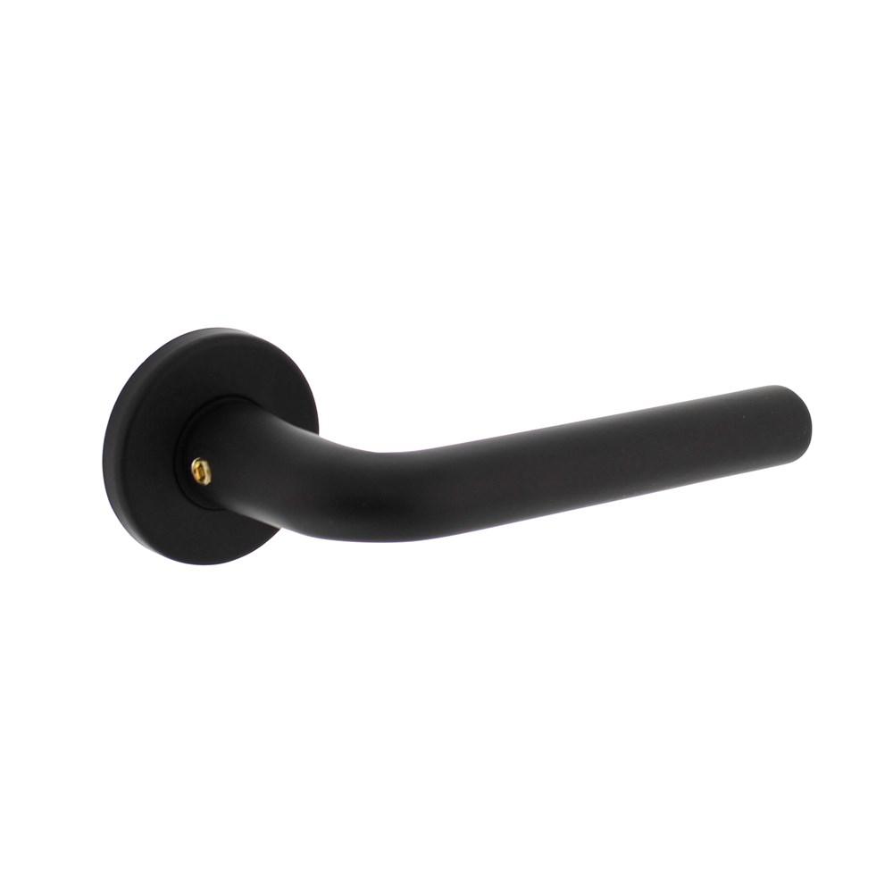 Intersteel Gatdeel Derby op rozet ø50x7 mm + 7mm nokken zwart