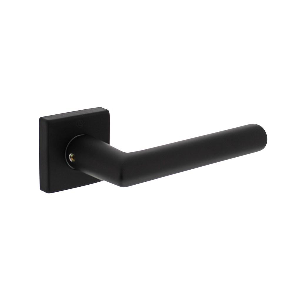 Intersteel Gatdeel Broome op rozet 50x50x10 mm + 7mm nokken zwart