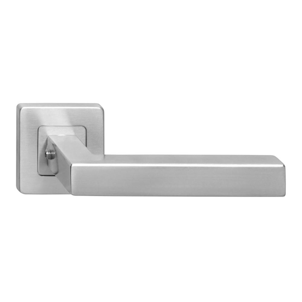 Intersteel Gatdeel 1249 Vierkant op rozet vierkant dubbel geveerd RVS