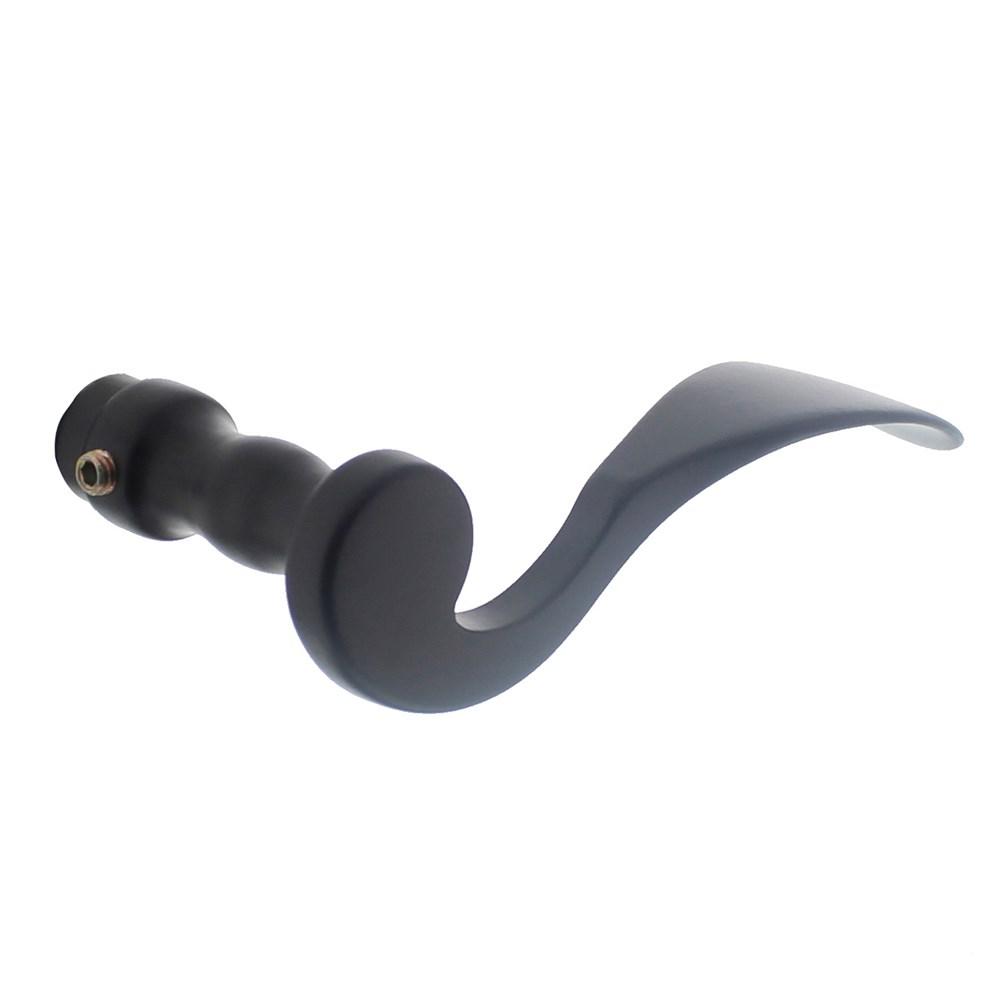 Intersteel Gatdeel rechts Lepel mat zwart