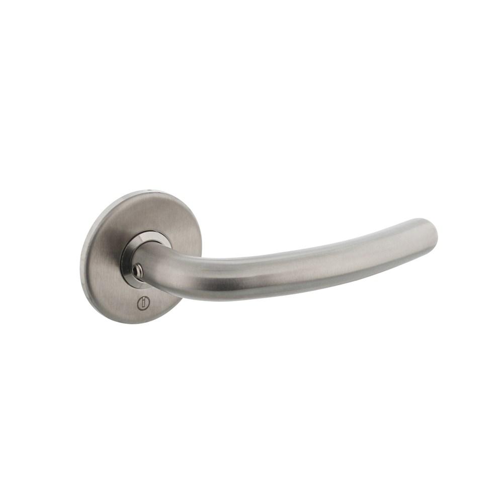 Intersteel Gatdeel Sabel/slank ø16mm op rozet plat zonder veer RVS