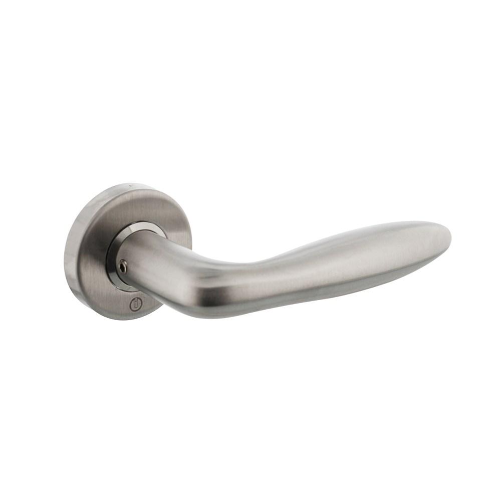 Intersteel Gatdeel Jupiter op rozet met ring met veer RVS