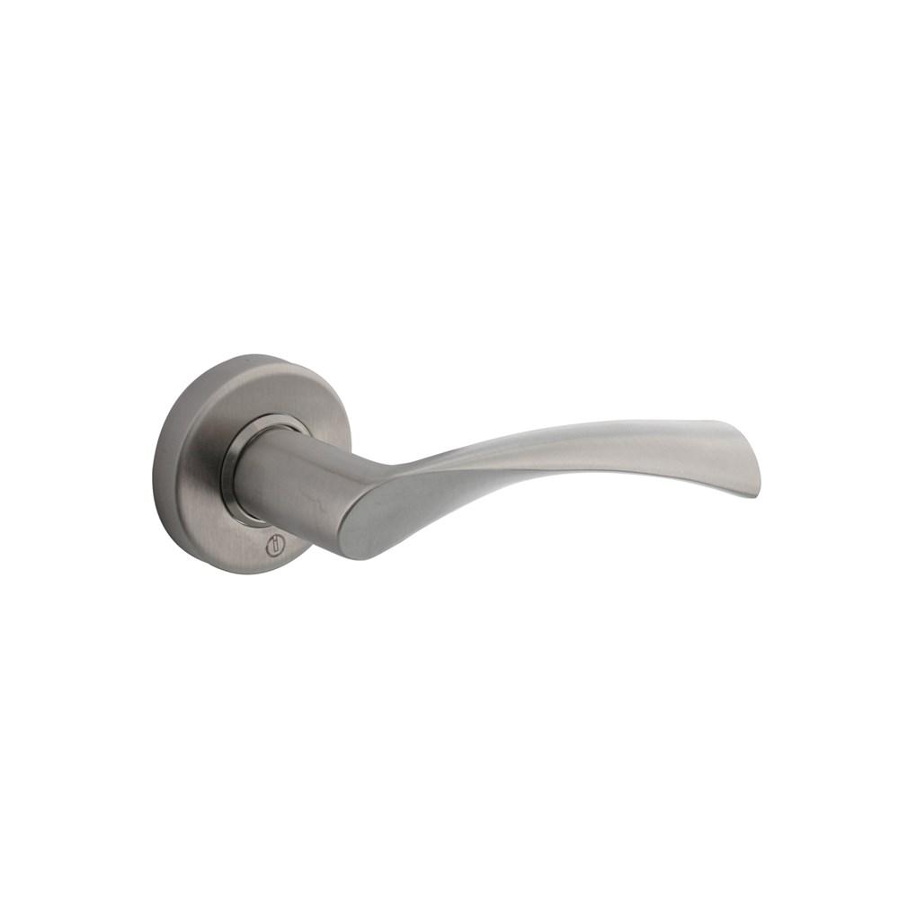 Intersteel Gatdeel rechts massief Vlinder op rozet met ring met veer RVS