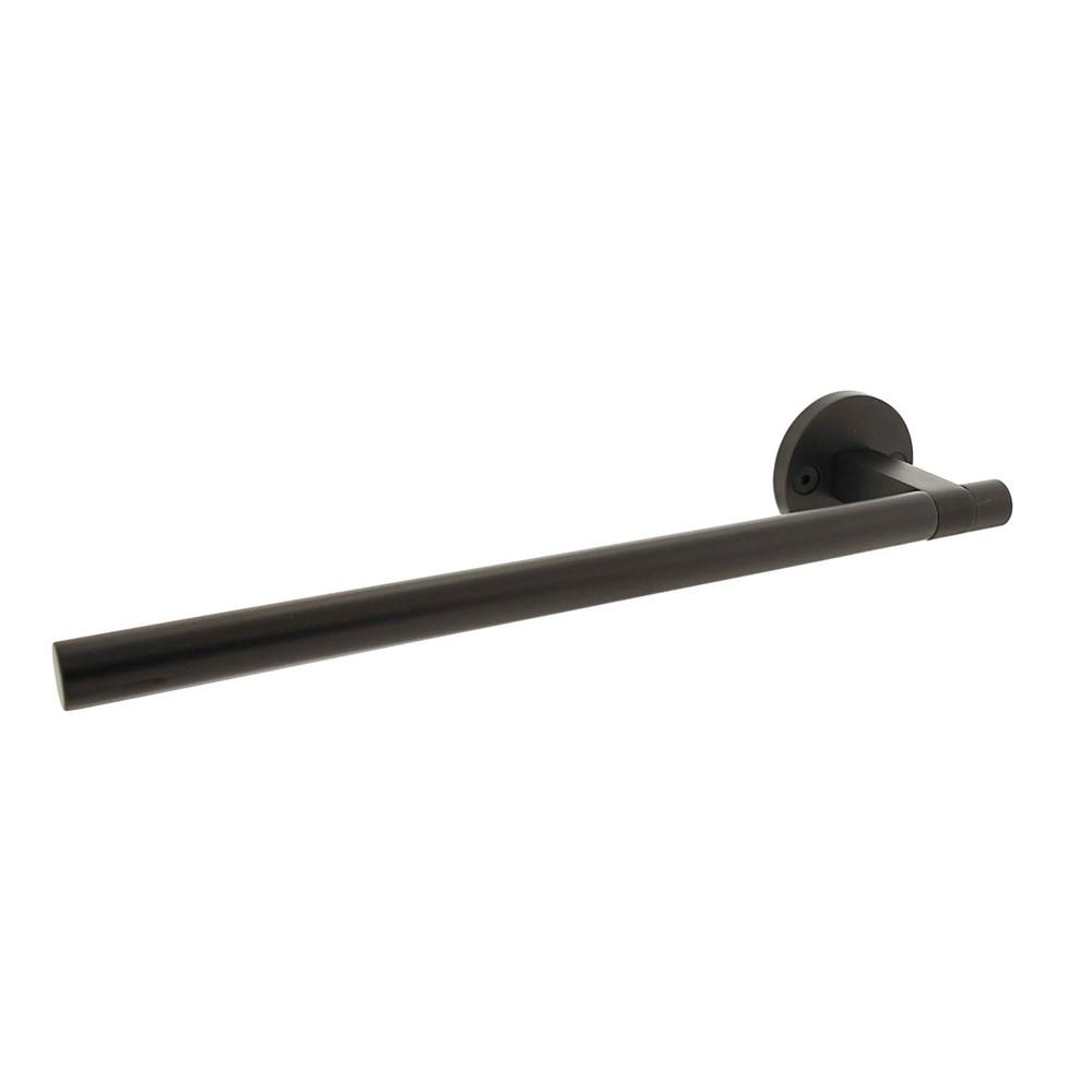 Intersteel Gatdeel links Shiraat by Grand & Johnson op rozet met schroefgaten ø55x8mm PVD zwart