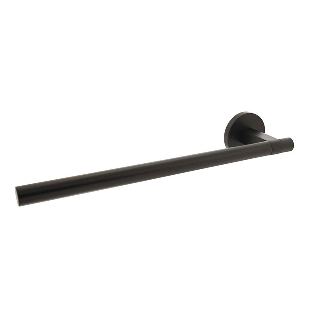 Intersteel Gatdeel links Shiraat by Grand & Johnson op rozet verdekt ø55x8mm PVD zwart