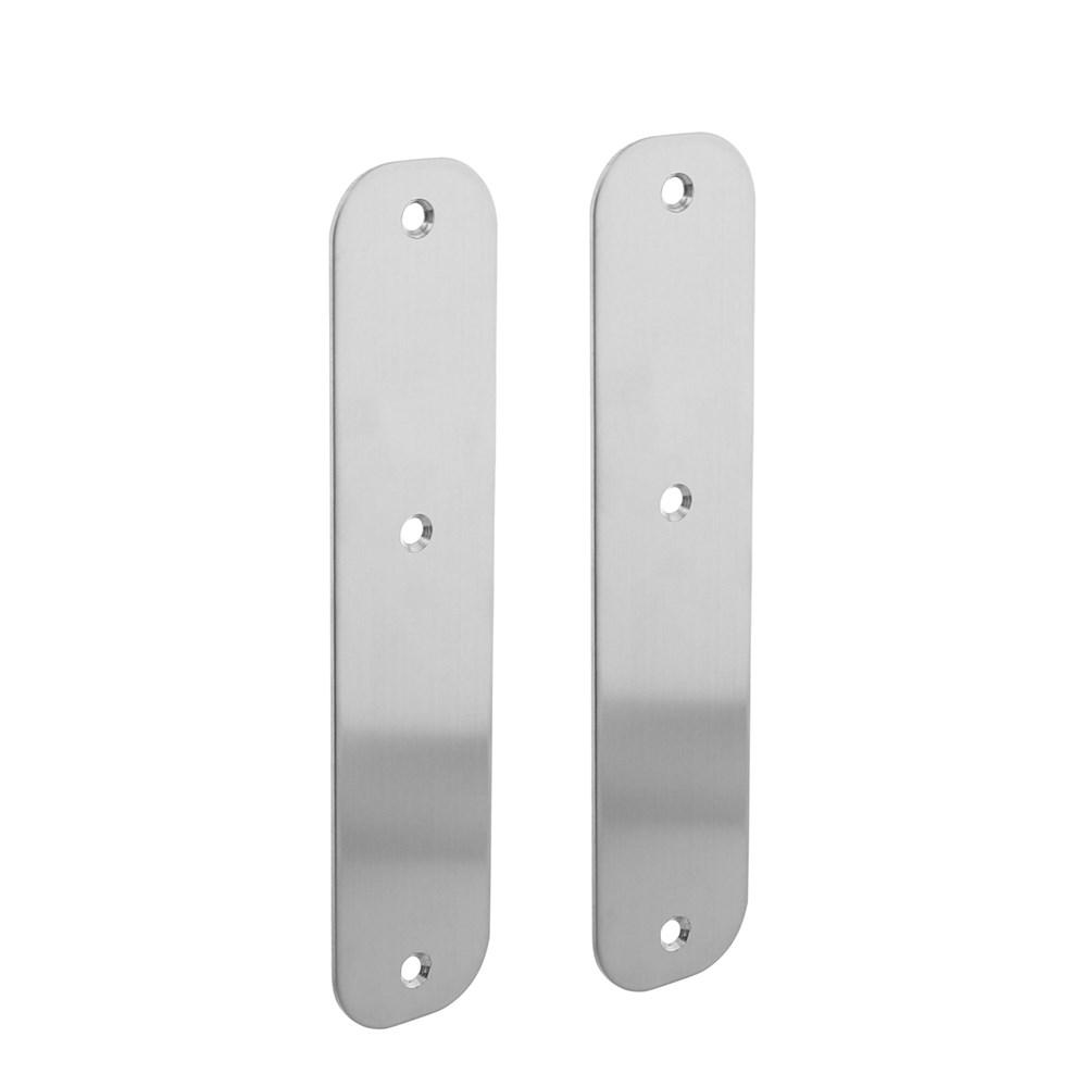 Intersteel Schild plat 190x42x2mm geheel blind RVS