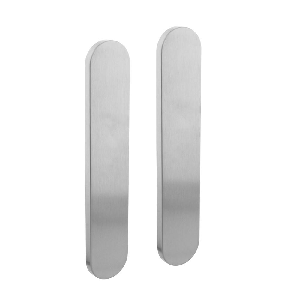 Intersteel Schild verdekt 220x42mm geheel blind RVS