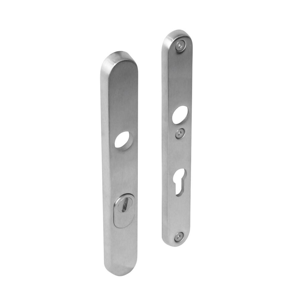 Intersteel SKG3 smalschilden doorgaand profielcilindergat 72mm met kerntrek beveiliging RVS